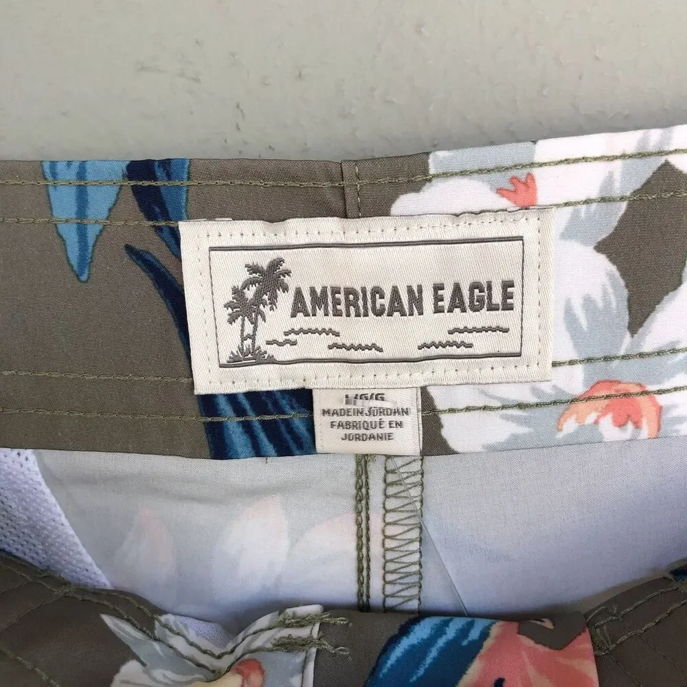 American Eagle Board Shorts Mens L 8.5